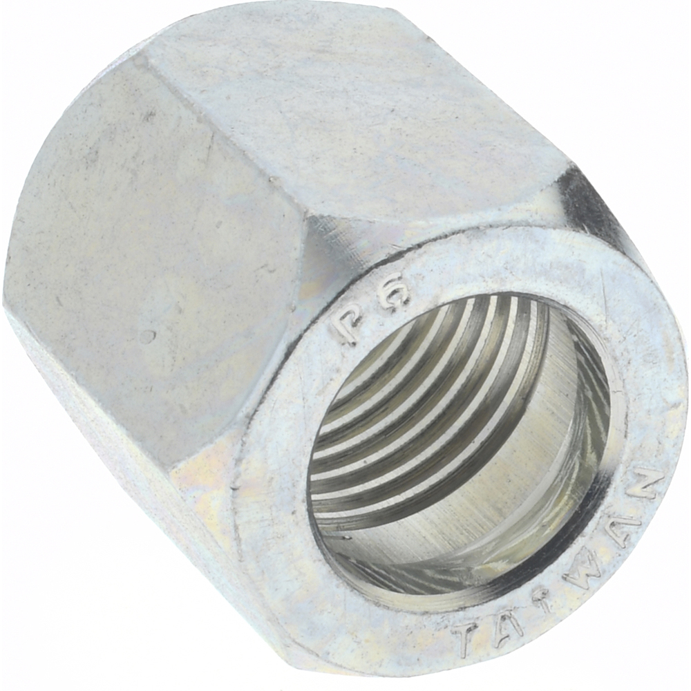 Parker 3/8" Tube OD 37° Steel Flared Tube Nut 09105065 MSC Industrial Supply