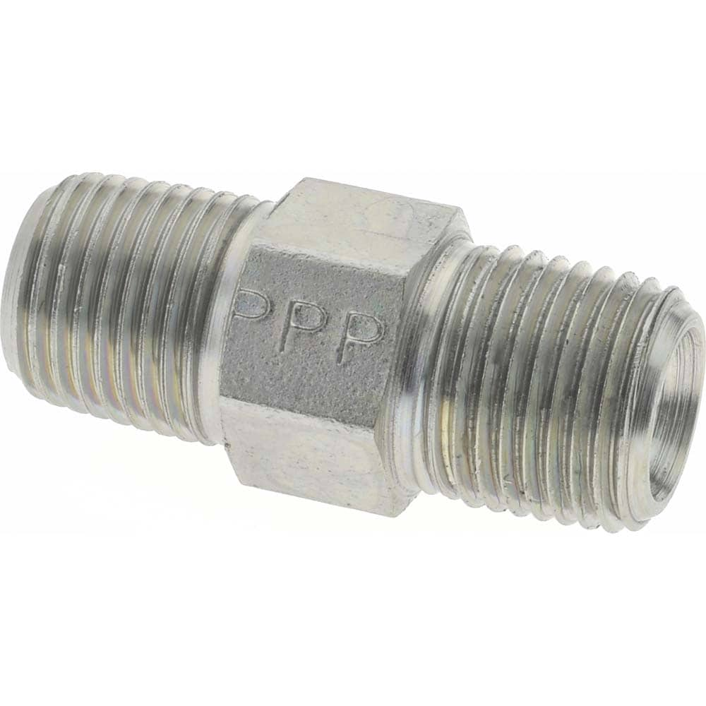 Industrial Pipe Hex Plug: 1/8" Male Thread, MNPTF