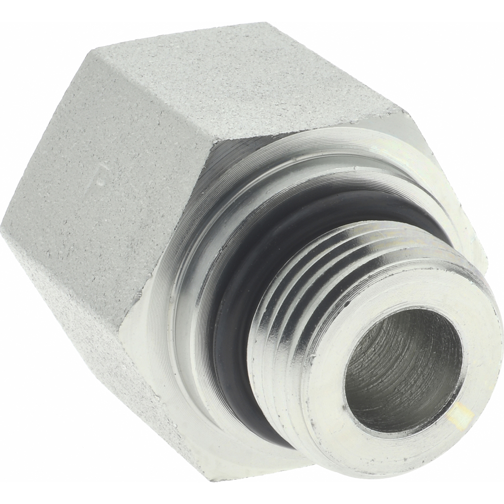Parker 3 4 16 Male 1 2 Female Male Straight Thread O Ring X Female Nptf 1 1 8 Hex Industrial Pipe Adapter Msc Industrial Supply