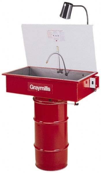 Graymills DMD336-A Parts Washer: 30 gal, Drum 