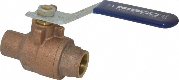 Standard Manual Ball Valve: 1/2" Pipe, Full Port