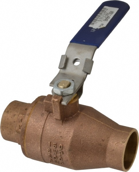 Standard Manual Ball Valve: 1-1/2" Pipe, Full Port