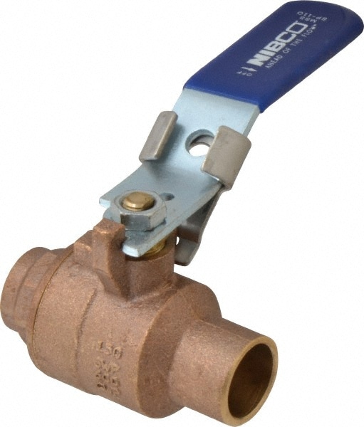 NIBCO NJ830L8 Standard Manual Ball Valve: 3/4" Pipe, Full Port Image