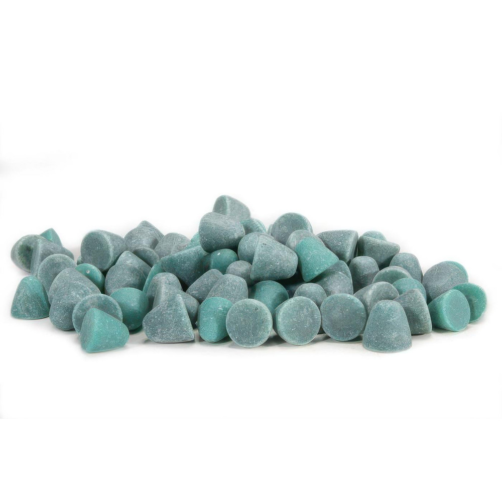 Cone Tumbling Media: Plastic Carrier, 9/16" Long, 9/16" High