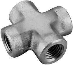 Parker 1/8 KMMOO-S Industrial Pipe Female Cross: 1/8" Female Thread, FNPTF Image