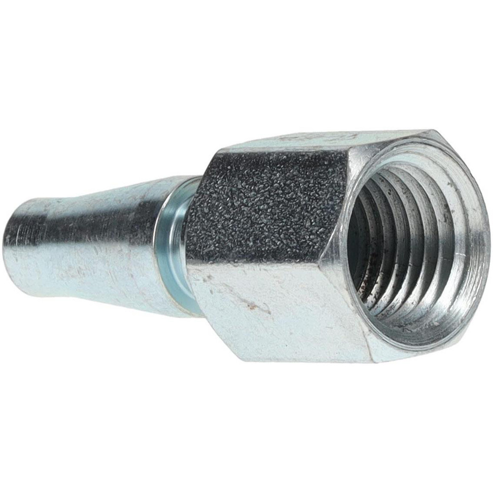 Pneumatic Hose Coupling: 1/4-18" Thread, 1/4" Body Dia, Schrader Twist-Lock Interchange