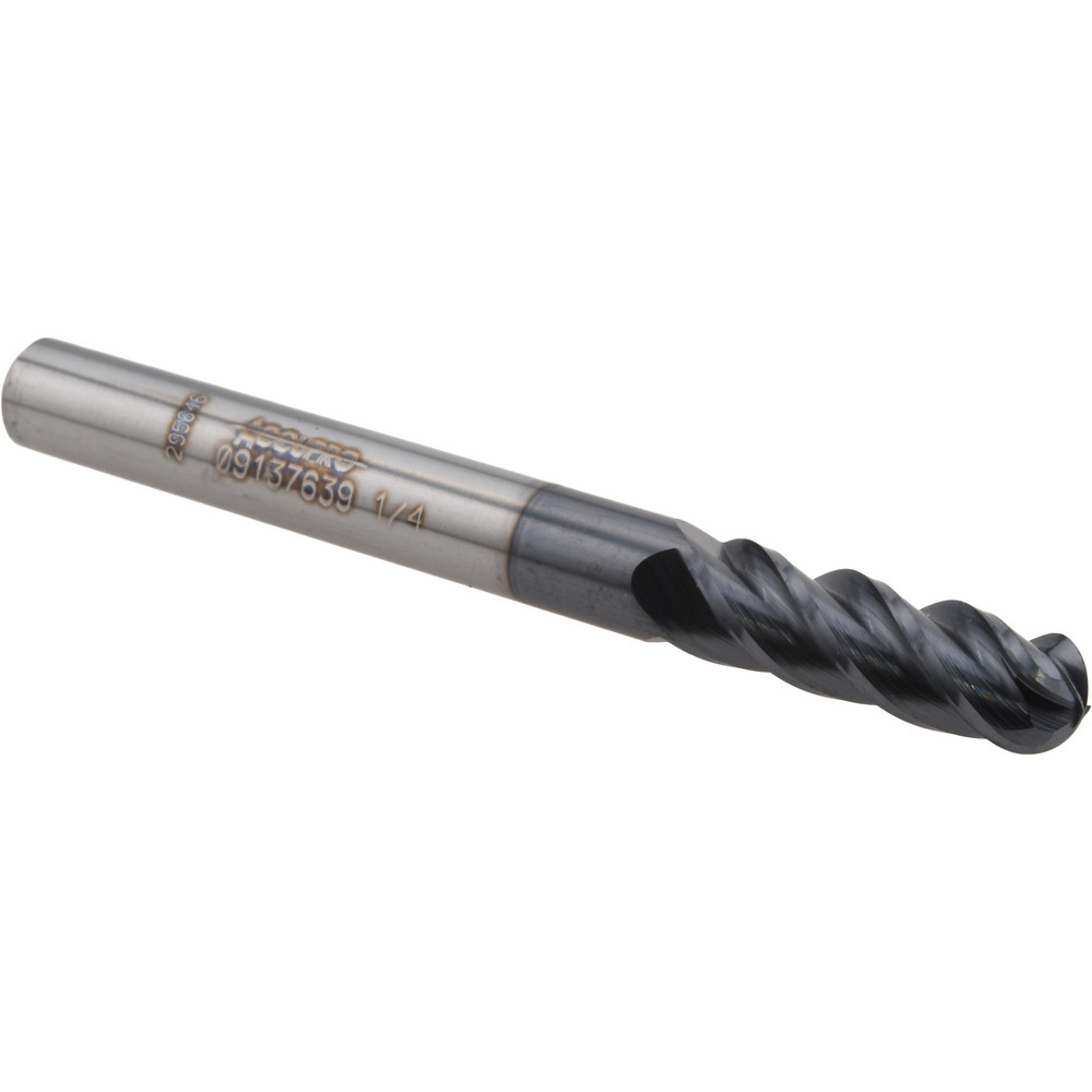 Titan USA - Ball End Mill: 1/4