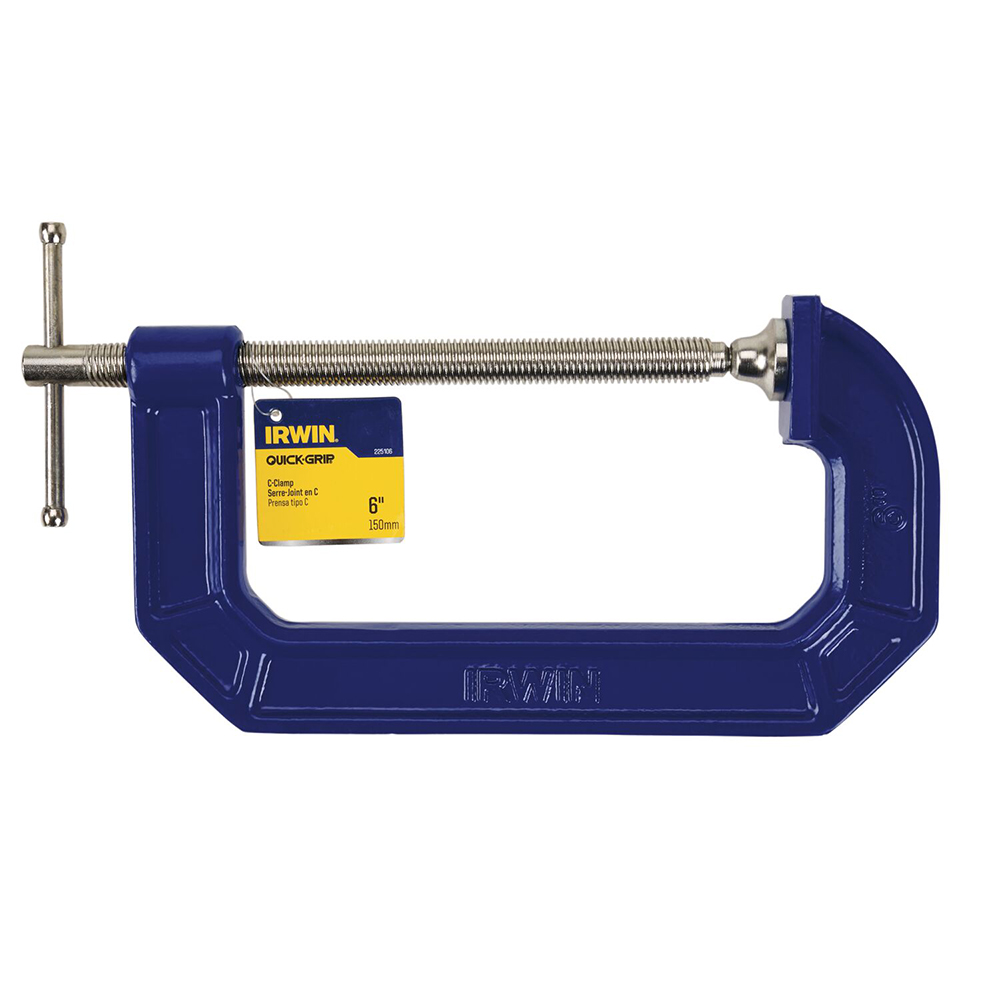 Irwin CClamp 6" Max Opening, 31/2" Throat Depth, RegularDuty