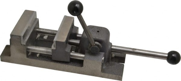 Heinrich 3-TS-Assembly 3" Jaw Opening Capacity x 1-1/4" Throat Depth, Horizontal Drill Press Vise 