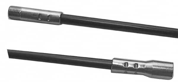 36" Long, 1/4" NPSM Female, Fiberglass Brush Handle Extension
