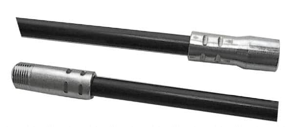 48" Long, 3/8" NPSM Female, Fiberglass Brush Handle Extension