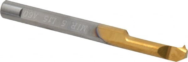 Carmex MIR5L15A60 Single Point Theading Tool: 0.2" Min Thread Dia, 20 to 24 TPI, 0.59" Cut Depth, Internal, Solid Carbide 