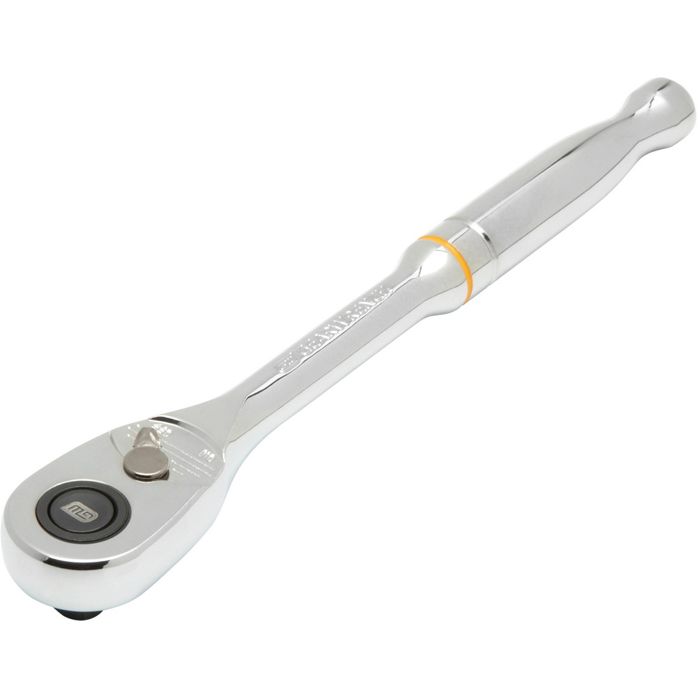 Ratchets: Tool Type: Quick-Release Ratchet; Drive Size (Inch): 3/8; Head Shape: Teardrop; Head Features: Reversible, 4 Deg Arc Swing
