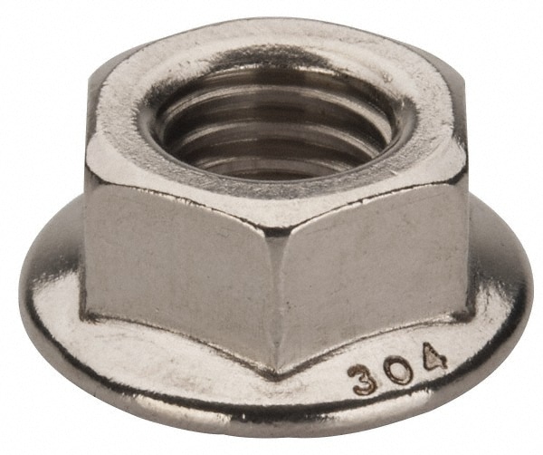 Value Collection SWHZ050CP 1/2-13, 1.031" Flange Diam, Serrated Flange Nut Image