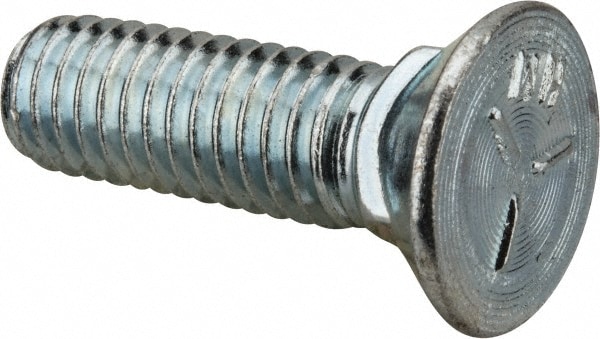 Value Collection PLWS0380125CZ 3/8-16 UNC, 1-1/4" OAL, Steel Plow Bolt Image