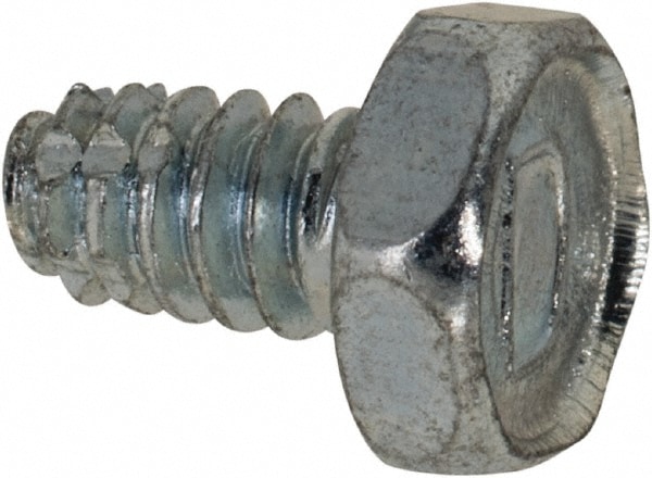 Steel Thread Cutting Screw Zinc Plated Finish #6-32 Thread Size Slotted Drive Small Parts 0604FSR Pack of 50 Pack of 50 Round Head Type F 1//4 Length 1//4 Length