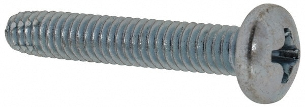 Value Collection PPTC0080100CZ #8-32 UNC 1" Length Under Head Phillips Thread Cutting Screw Image