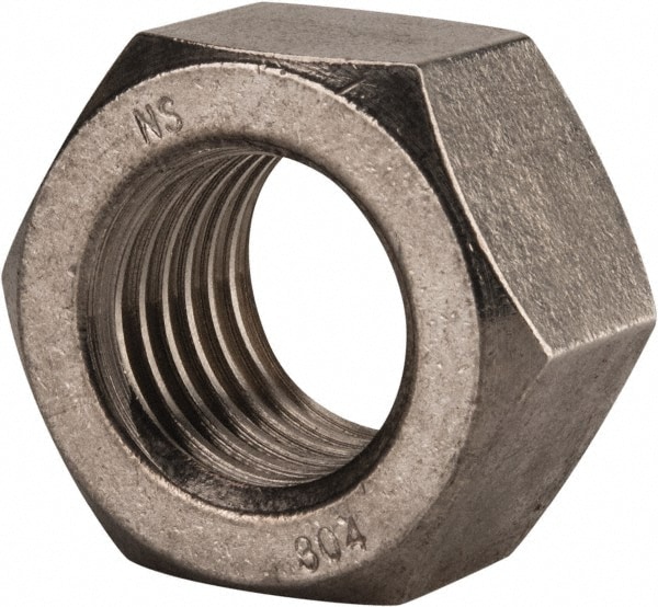 Value Collection SFHN138CP 1-3/8 - 6 UNC Stainless Steel Right Hand Hex Nut Image