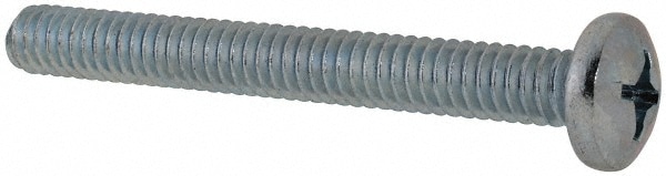 Value Collection PPMS0250225CZ Machine Screw: 1/4-20 x 2-1/4", Pan Head, Phillips Image