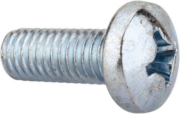 Value Collection PPMS0380100CZ Machine Screw: 3/8-16 x 1", Pan Head, Phillips Image