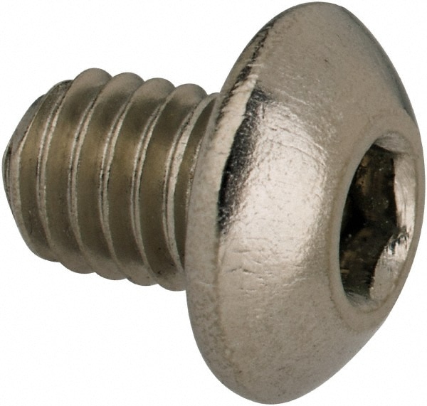 Value Collection - Button Socket Cap Screw: #10-32 x 1/2, Stainless Steel,  Uncoated - 67562769 - MSC Industrial Supply