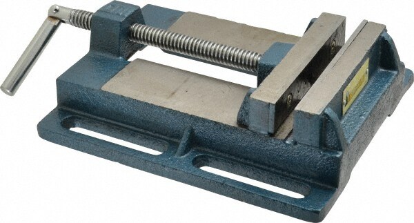 4-5/8" Jaw Opening Capacity x 1" Throat Depth, Horizontal Drill Press Vise