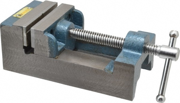 3-5/16" Jaw Opening Capacity x 1-7/64" Throat Depth, Horizontal Drill Press Vise