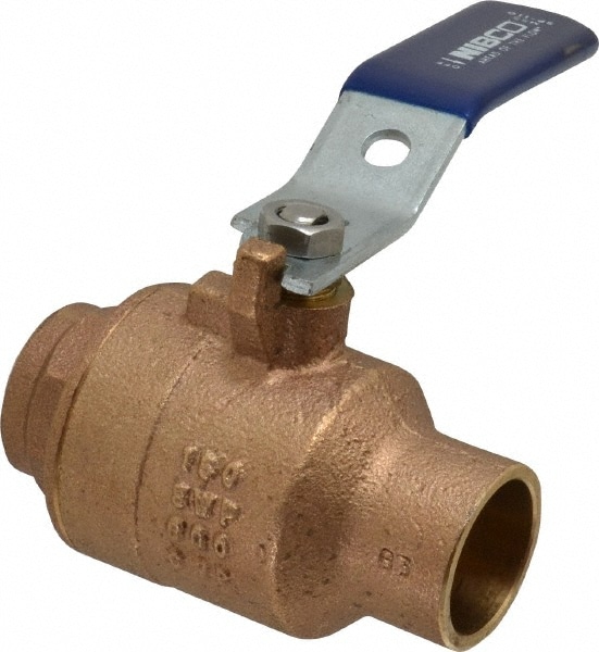 Standard Manual Ball Valve: 1" Pipe, Full Port