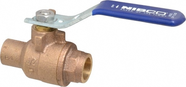 NIBCO NJ83H06 Standard Manual Ball Valve: 1/2" Pipe, Full Port Image