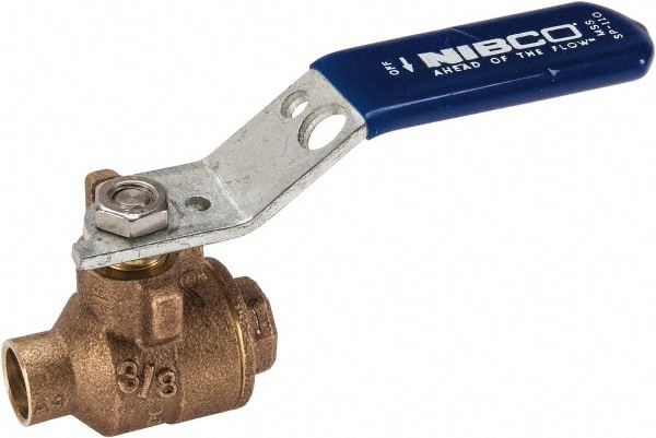 NIBCO NJ83H05 Standard Manual Ball Valve: 3/8" Pipe, Full Port Image