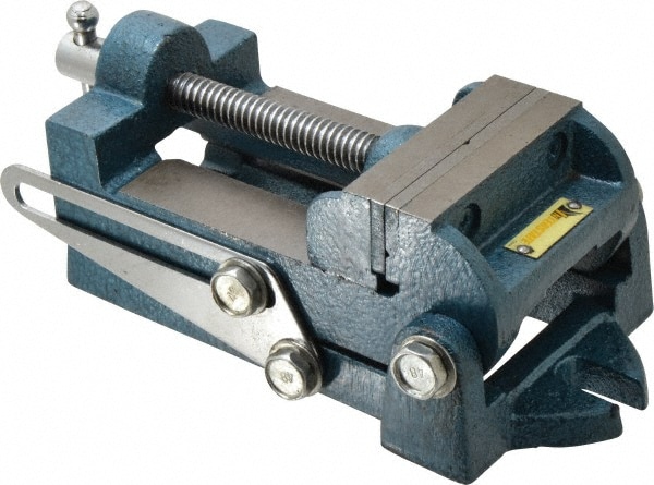 Value Collection 428-7102 3-5/16" Jaw Opening Capacity x 1-1/4" Throat Depth, Angle Drill Press Vise Image