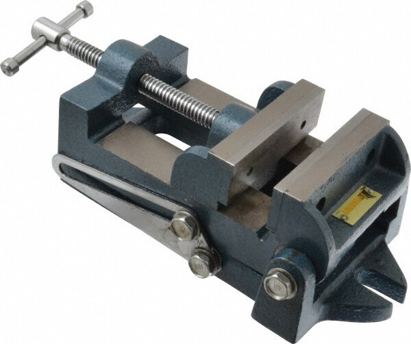 3-3/4" Jaw Opening Capacity x 1-3/4" Throat Depth, Angle Drill Press Vise