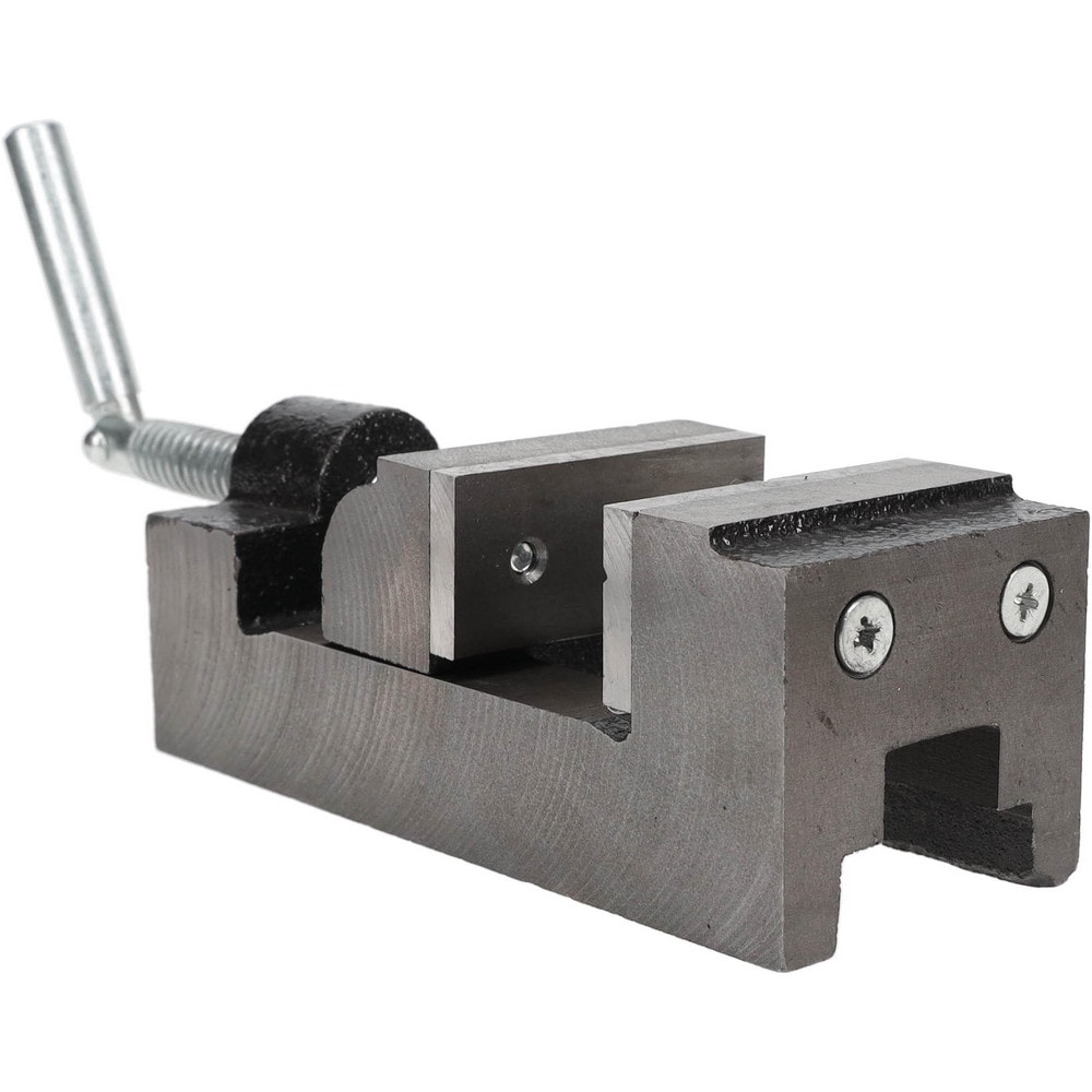 2-11/32" Jaw Opening Capacity x 1-7/64" Throat Depth, Horizontal Drill Press Vise