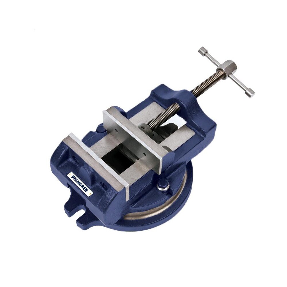 Machine Vise: 4" Jaw Width, 4" Jaw Opening, Horizontal, Stationary Base