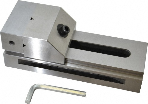 Value Collection 1428-9235 3-1/2" Jaw Width, 4-7/8" Jaw Opening Capacity, 1-9/16" Jaw Height, Toolmakers Vise Image