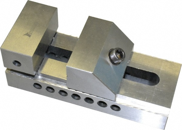 4" Jaw Width, 4-7/8" Jaw Opening Capacity, 1-3/4" Jaw Height, Toolmaker's Vise