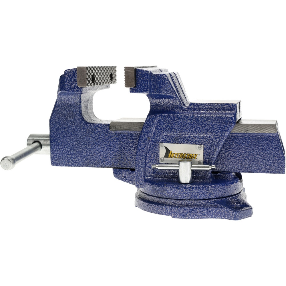 Bench Vise: 4" Jaw Width, Bolt Down Base