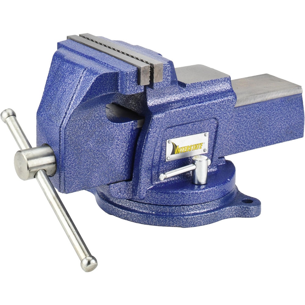 Bench Vise: 6" Jaw Width, 3" Throat Depth