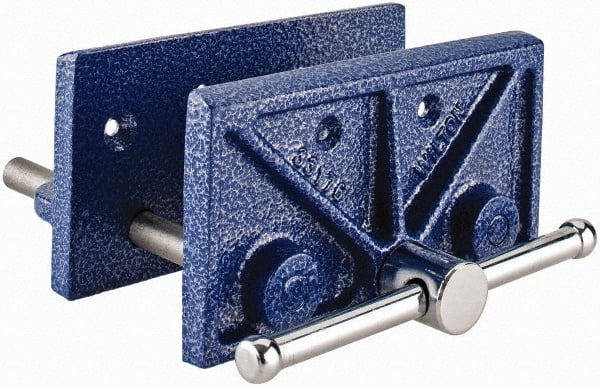 Wilton 33176 6-1/2" Jaw Width, 4-1/2" Jaw Opening, 3" Throat Depth, Cast Iron Woodworking Vise 
