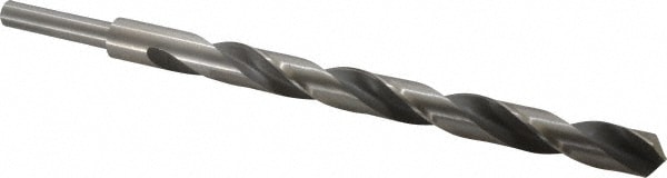 Michigan Drill 212X 49/64 Reduced Shank Drill Bit: 49/64 Dia, 1/2 Shank Dia, 118 0, High Speed Steel Image