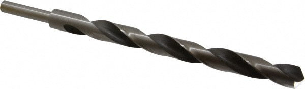 Michigan Drill 212X 13/16 Reduced Shank Drill Bit: 13/16 Dia, 1/2 Shank Dia, 118 0, High Speed Steel 