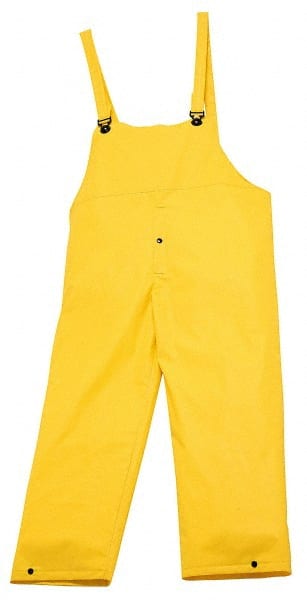 Disposable Bib Overalls: Size Large, SMS, Snaps Closure