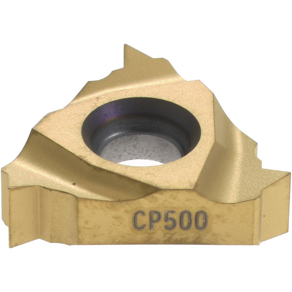 Laydown Threading Insert: 16NR14NPT CP500, Solid Carbide