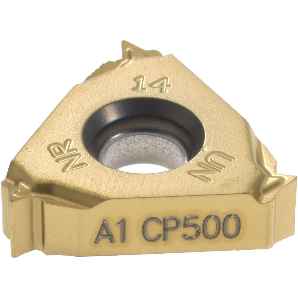 Laydown Threading Insert: 16NR14UN-A1 CP500, Solid Carbide