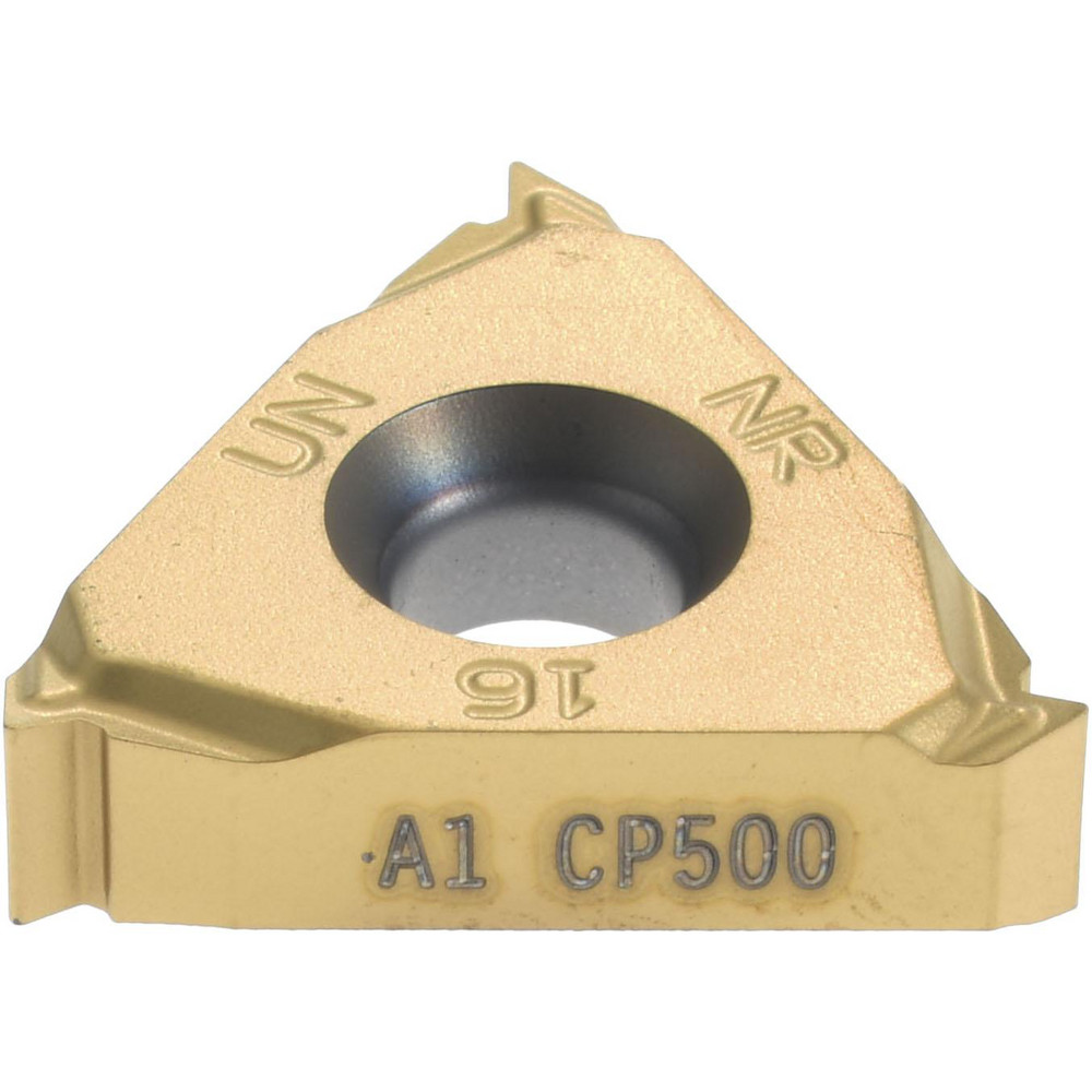 Laydown Threading Insert: 16NR16UN-A1 CP500, Solid Carbide