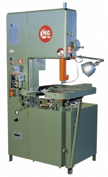 Vertical Bandsaw: Variable Speed Pulley Drive, 24" Throat Capacity, 12" Height Capacity