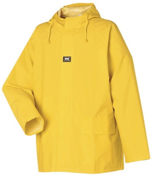 Helly Hansen 70129_310-S Rain Jacket: Size S, Yellow, Polyester 