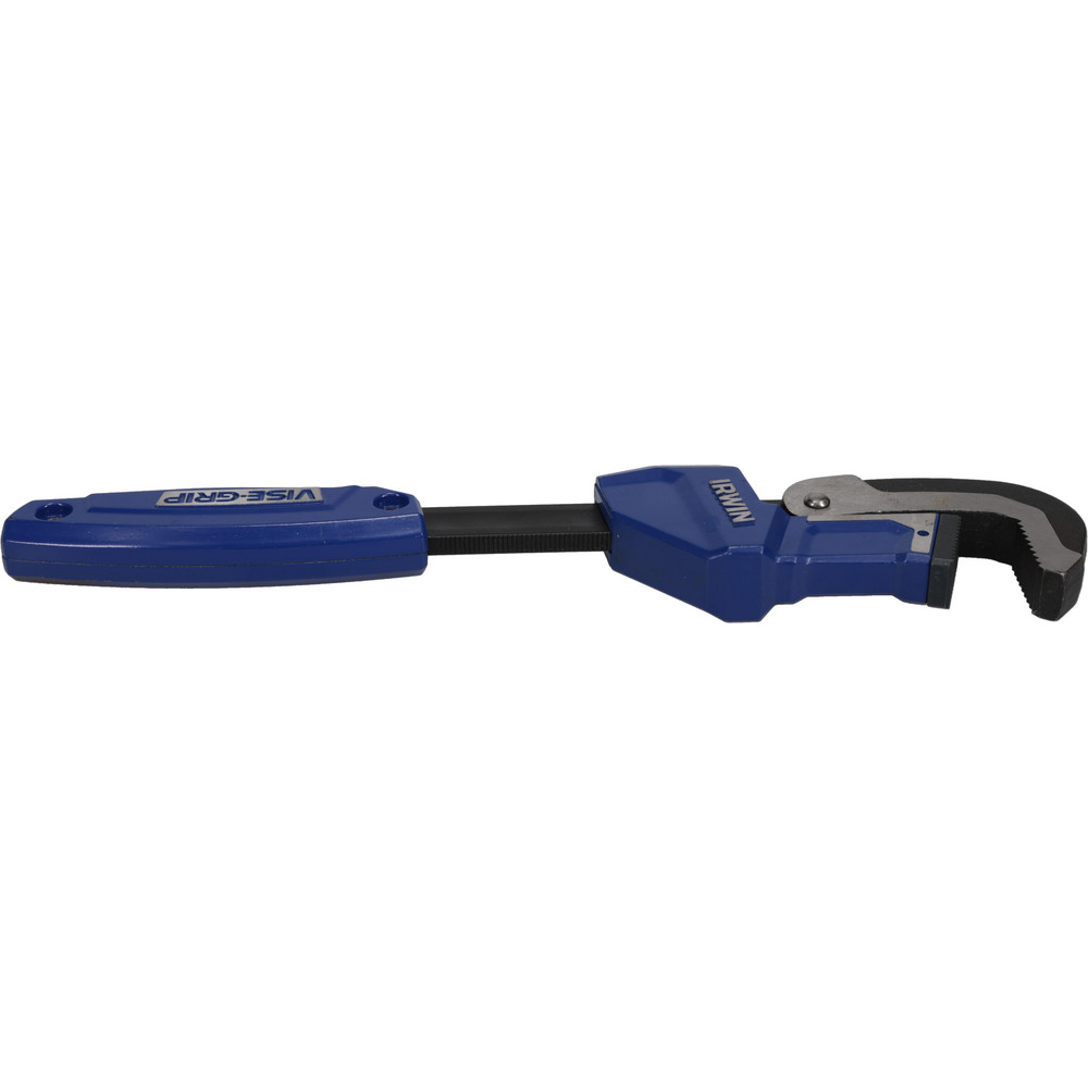 Straight Pipe Wrench: 11" OAL, Steel & Aluminum