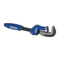 Straight Pipe Wrench: 11" OAL, Steel & Aluminum