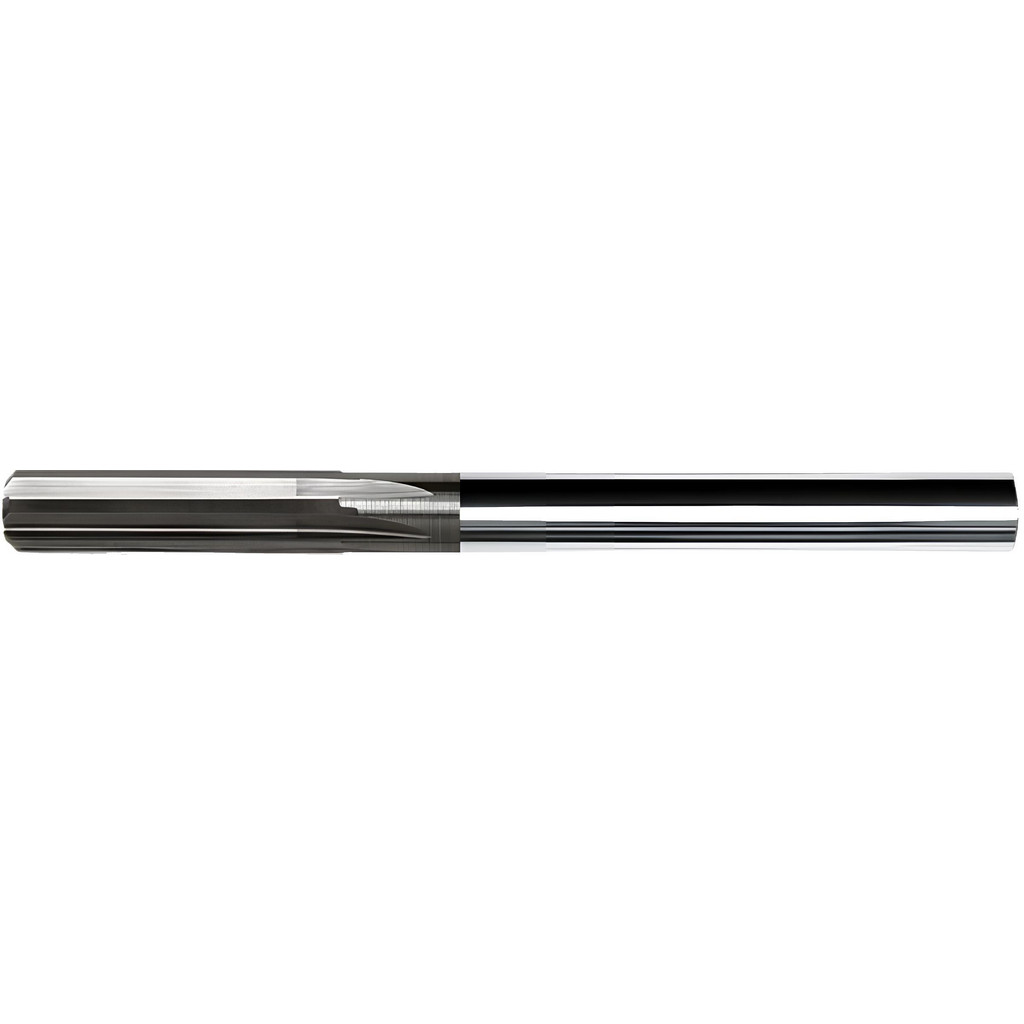 HARFINGTON Carbide Chucking Reamer 0.0435" (1.105mm) – Straight Flute, Straight Shank, Uncoated, For Metal Lathes & CNC Machining Centers